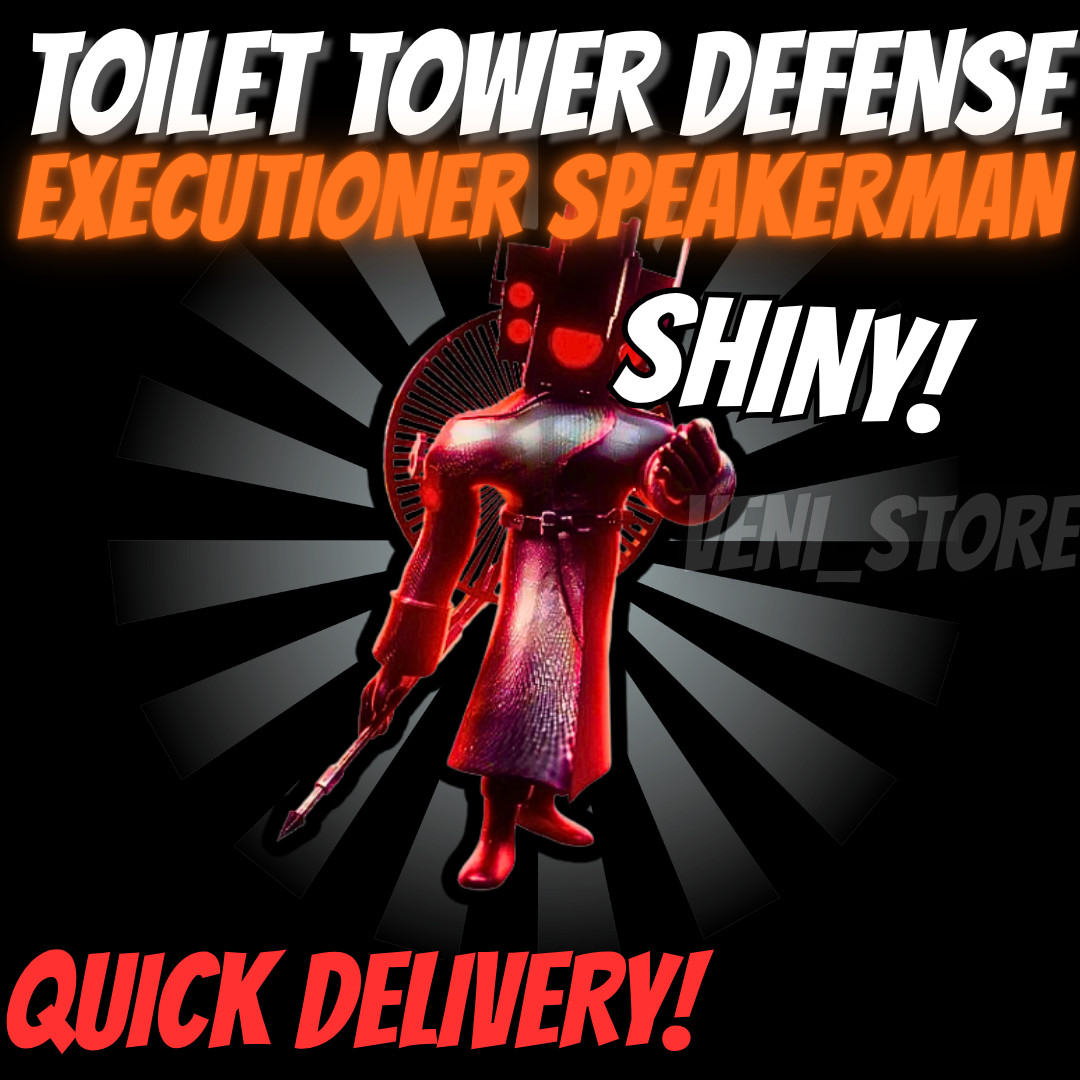 🔥SHINY EXECUTIONER SPEAKERMAN🔥TOILET TOWER DEFENSE – TTD UNIT – ULTIMATE!⚡💸