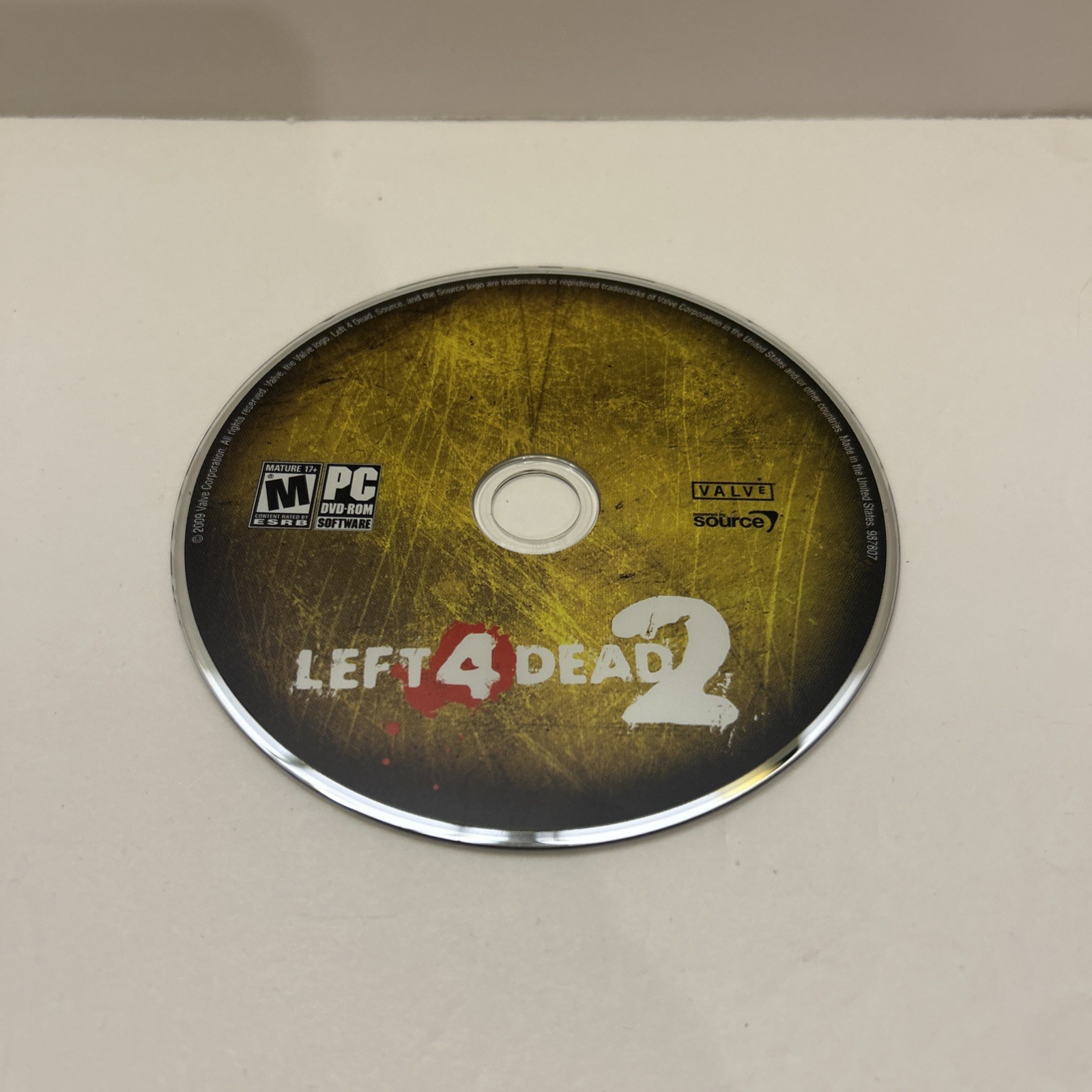 Left 4 Dead 2 PC Valve Video Game Disc Only