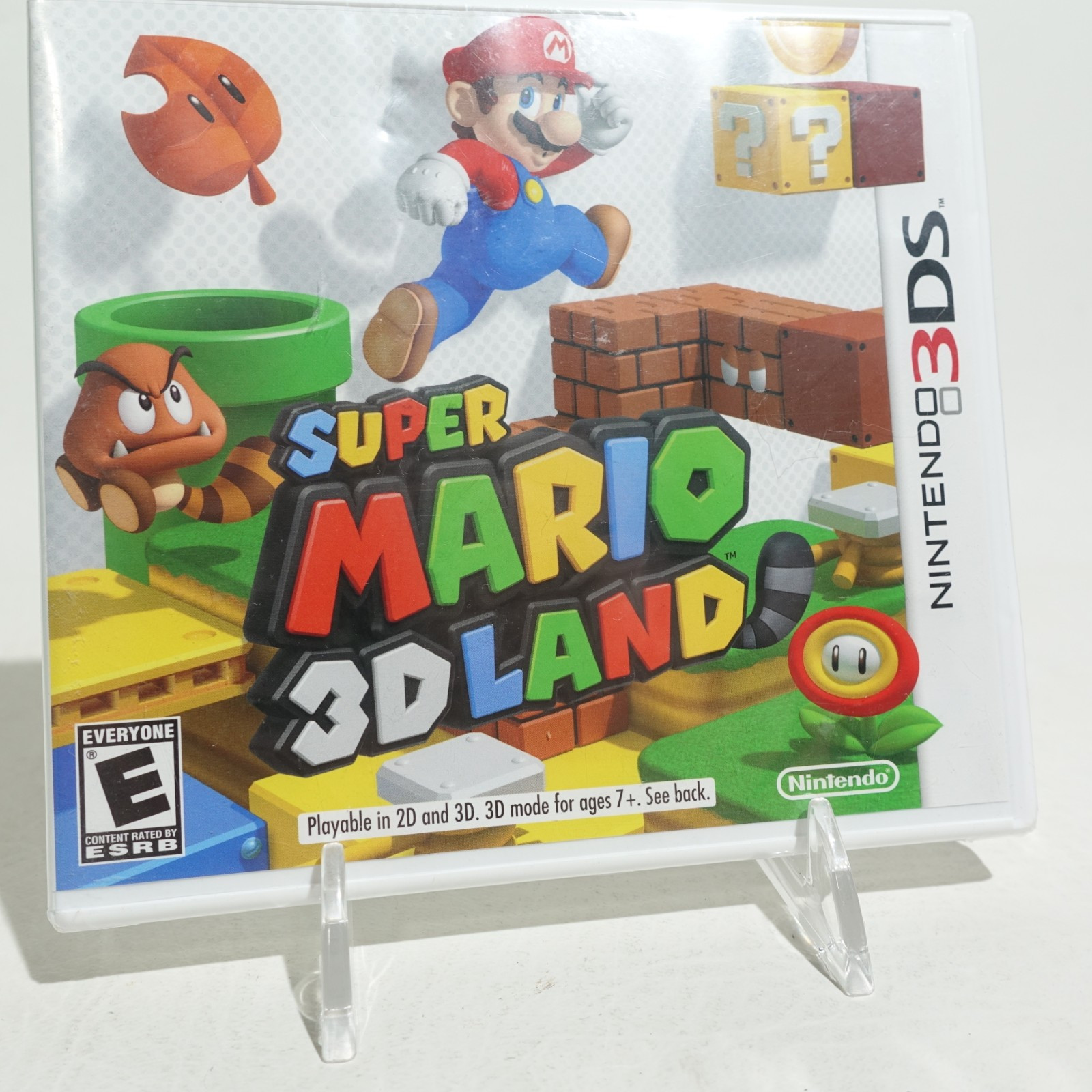 Super Mario 3D Land (Nintendo 3DS, 2011) White Case US Print NEW Factory Sealed