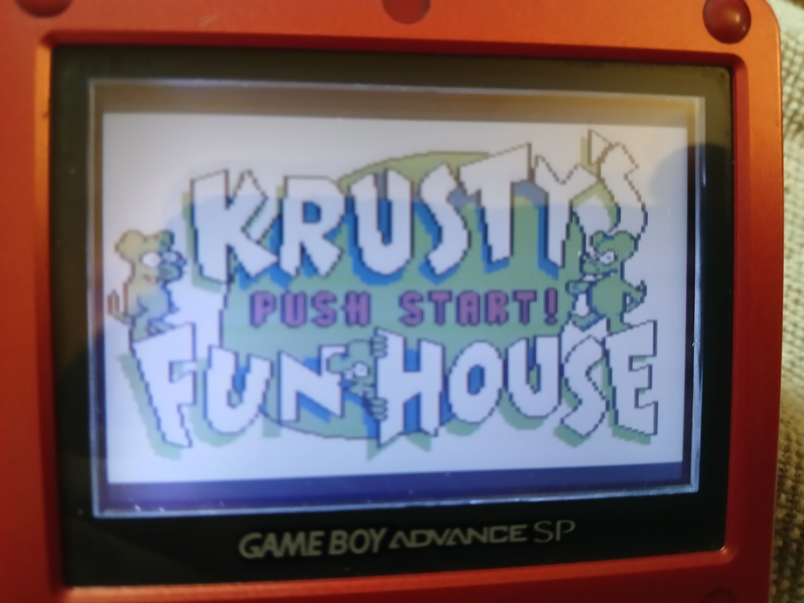 The Simpsons Krusty’s Fun House Game Boy GB Authentic Tested w/ Manual Case