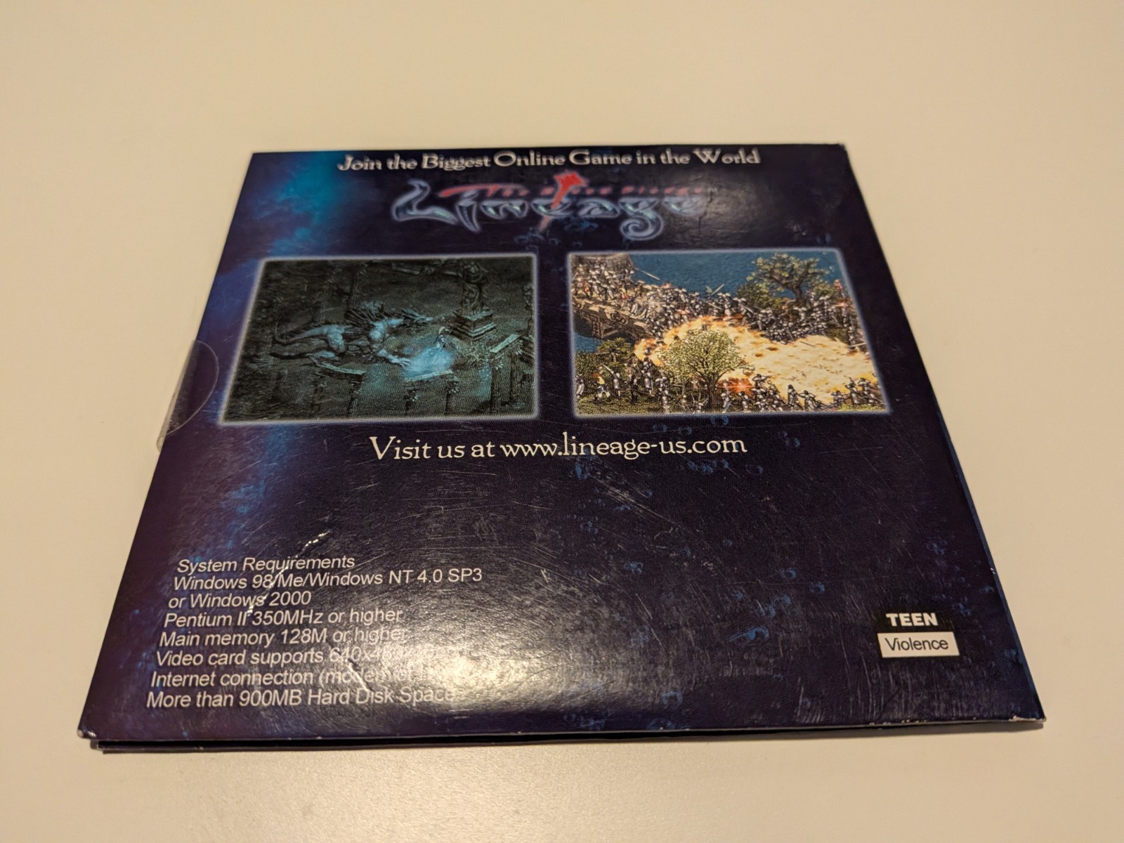 Lineage: The Blood Pledge (PC, 2001) NCsoft T-Teen Lineage Series