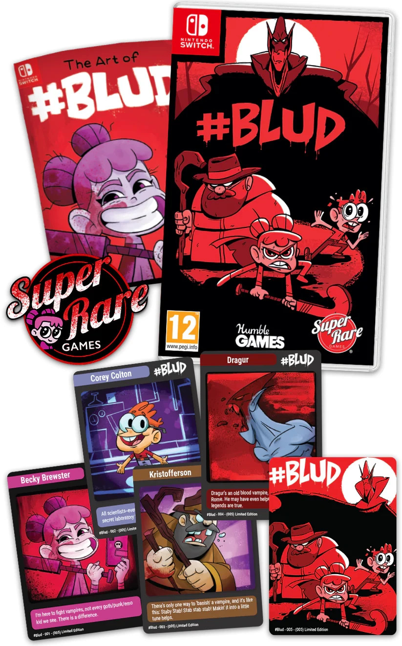 #BLUD Super Rare Games #129 EU Import – Brand New – Nintendo Switch