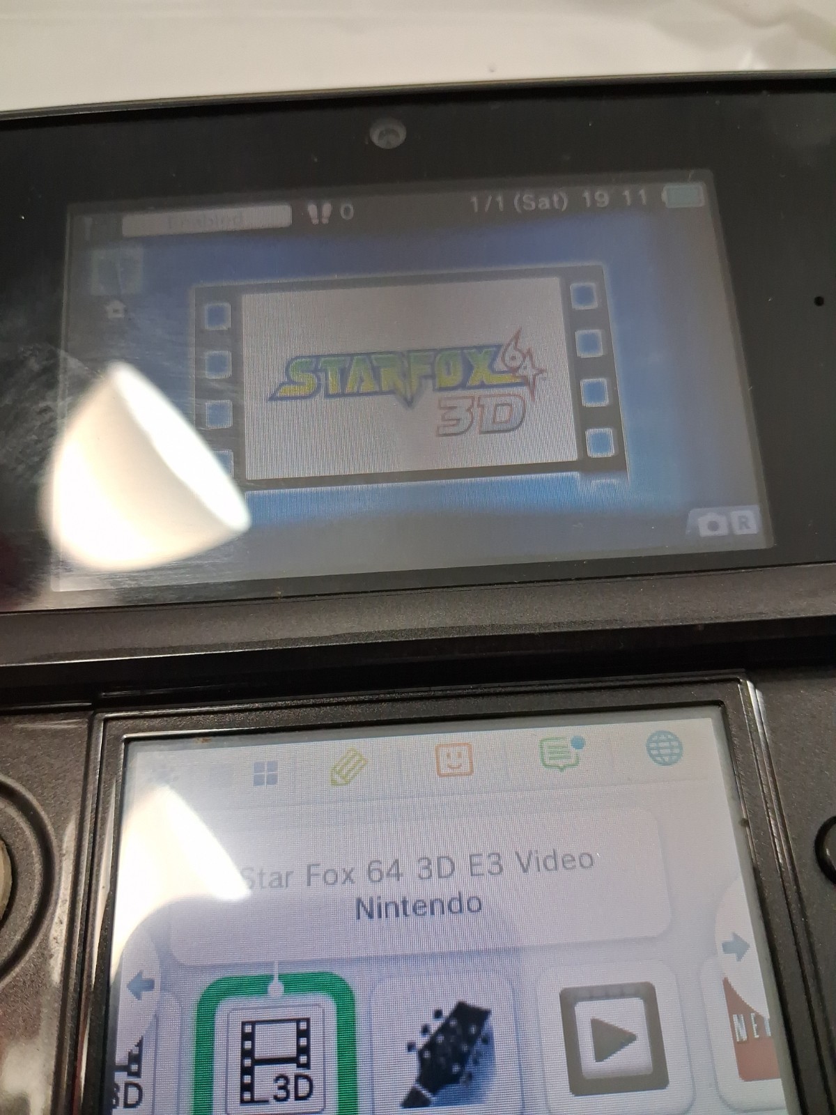 Nintendo 3DS Handheld System Black With Zelda Ocarina Of Time Charger 2Gb SD