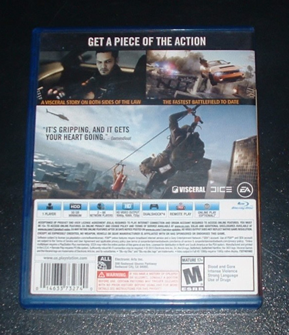Battlefield Hardline – (Playstation 4) CIB PS4 TESTED MINT