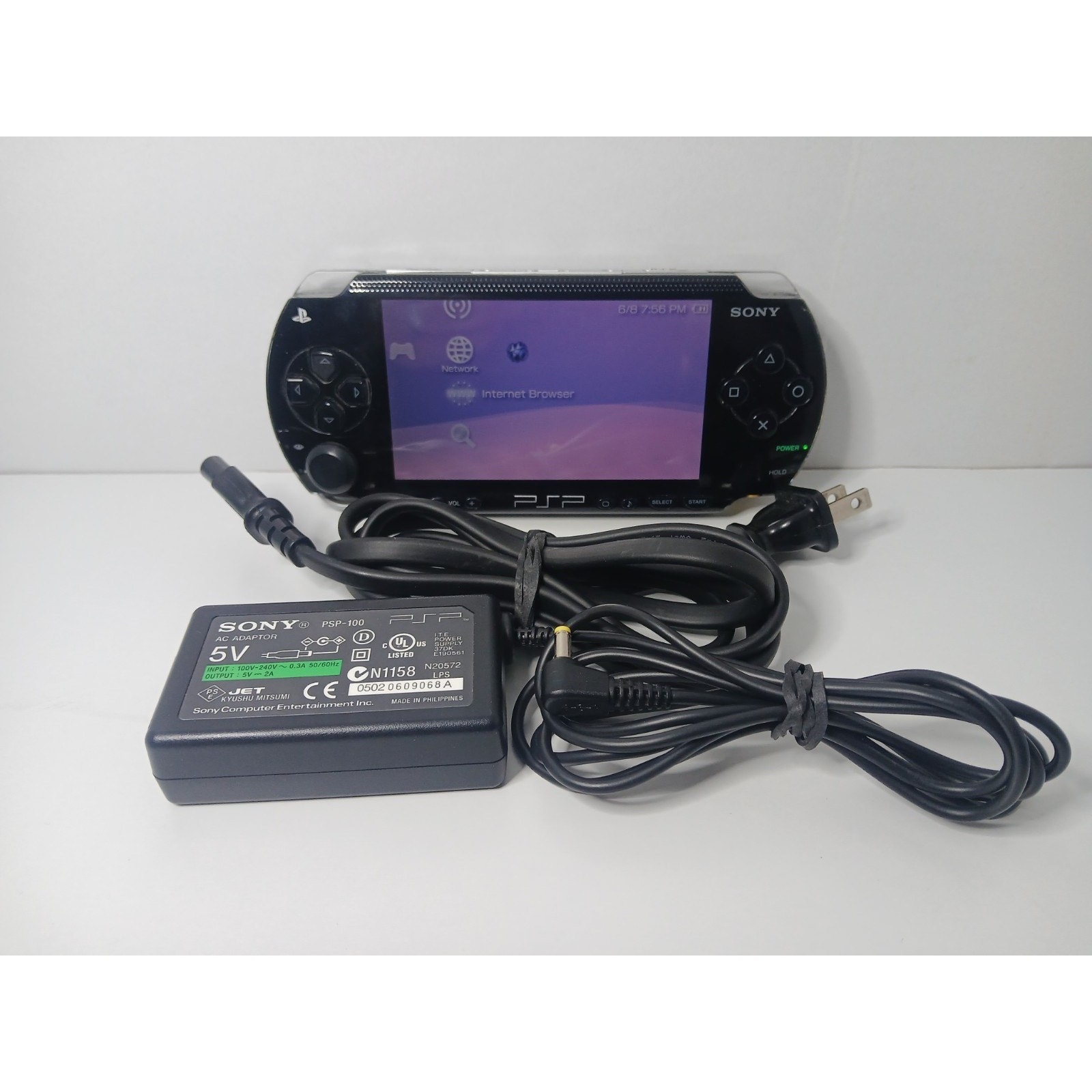 SONY PSP 1001 USA PLAYSTATION PORTABLE HANDHELD CONSOLE SYSTEM TESTED WORKING