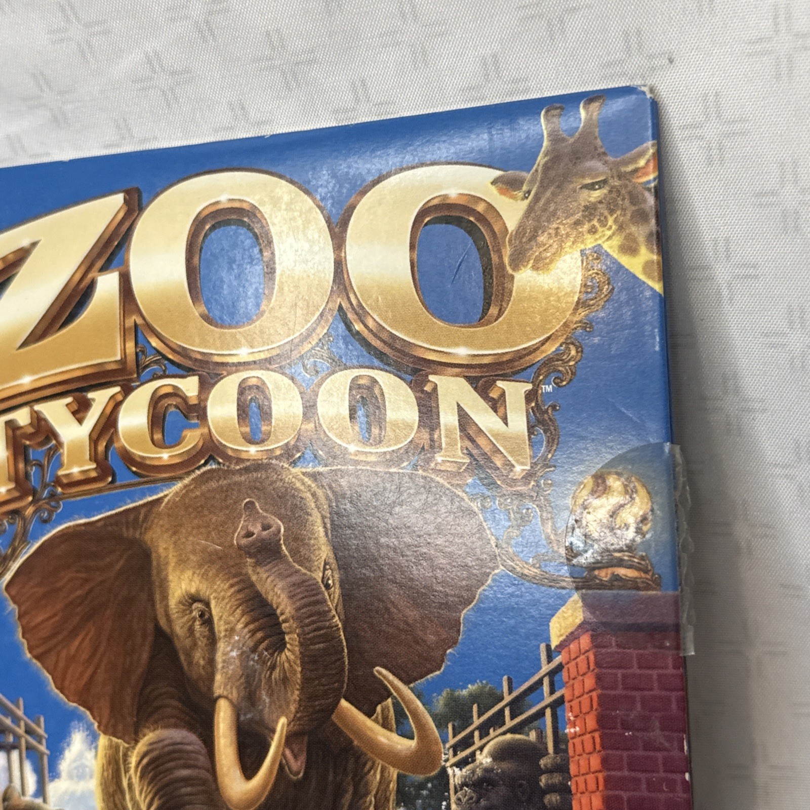 Zoo Tycoon (PC, 2001) Cardboard Sleeve Video Game