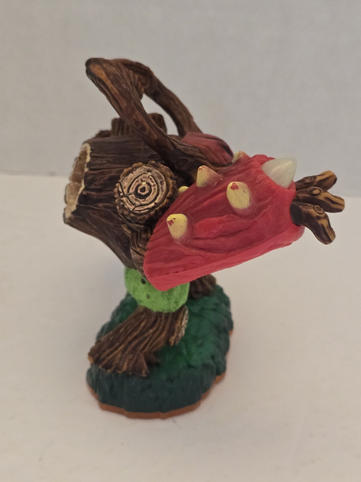 Skylanders GIANTS Bash Stump Cynder Tree Rex Series 2 orange base –