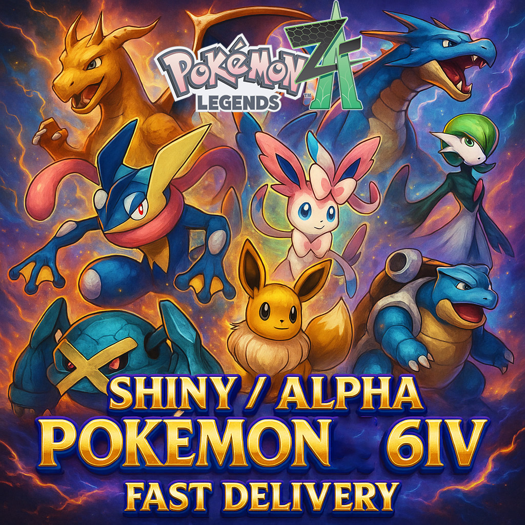 POKEMON LEGENDS ZA (Z-A) ✨ Any CUSTOM SHINY / ALPHA Pokémon 6iv – Fast Delivery⭐