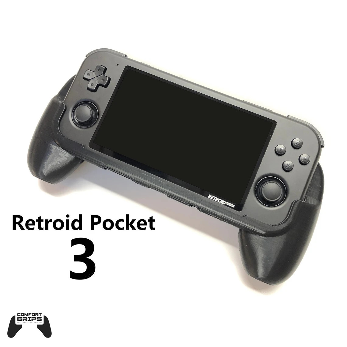 Retroid Pocket 3/3+ Comfort Grip Case – 3D Printed