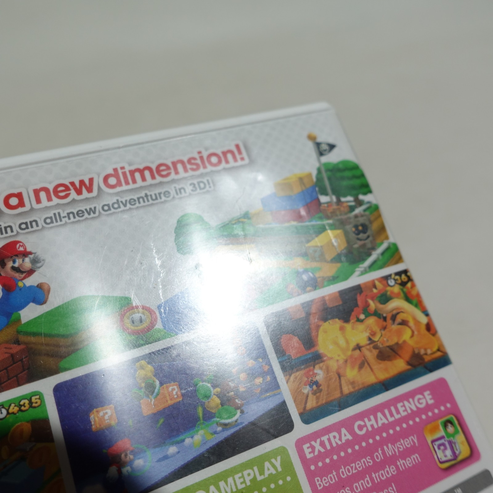 Super Mario 3D Land (Nintendo 3DS, 2011) White Case US Print NEW Factory Sealed