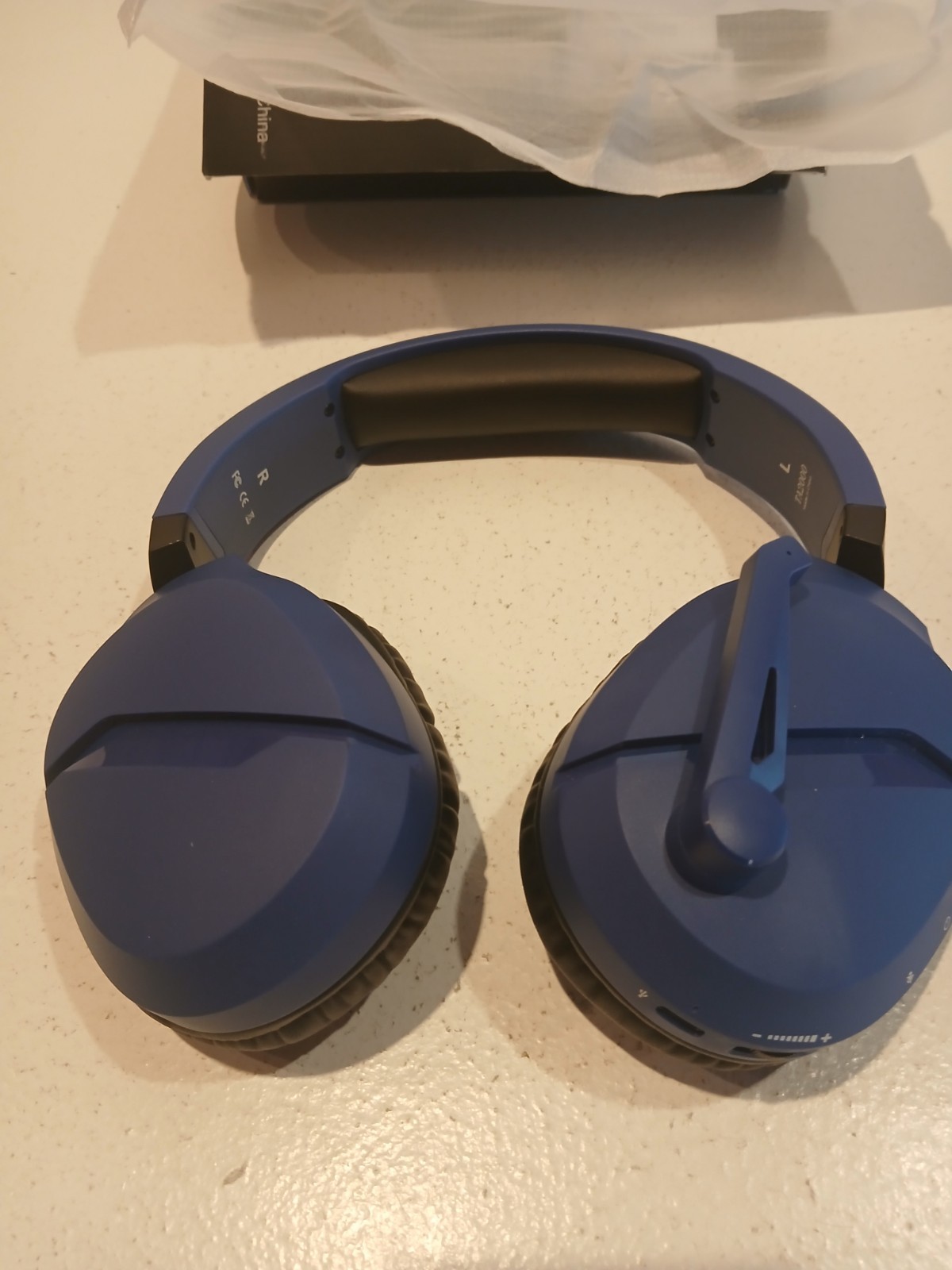 WolfLawS TA2000 Wireless Noise Cancelling Gaming Headset Bluetooth USB Navy Blue