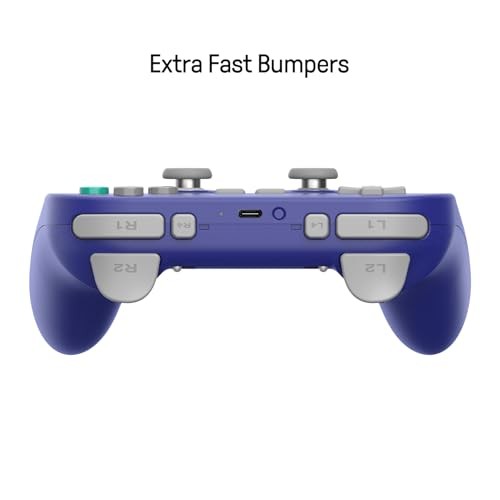 8BITDO PRO 3 BLUETOOTH CONTROLLER SWAPPABLE ABXY BUTTONS TMR JOYSTICKS – PURPLE