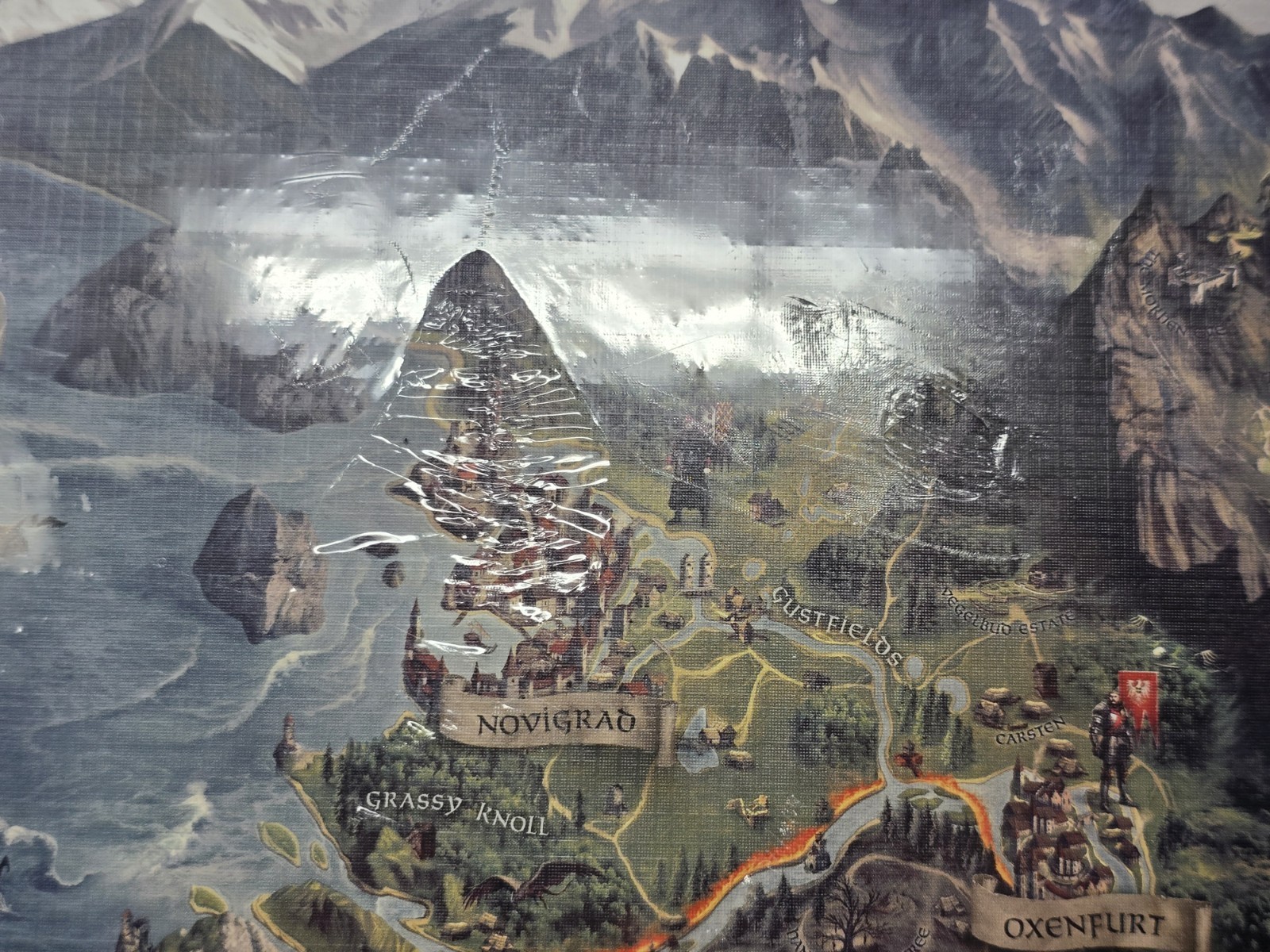 Dark Horse The Witcher 3: Wild Hunt Witcher World Map 1000 Pcs Deluxe Puzzle NEW