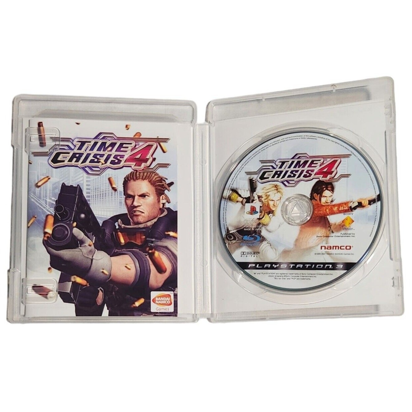 PS3 Time Crisis: 4 Hong Kong Import (Sony PlayStation 3, 2007) CIB Pre-owned