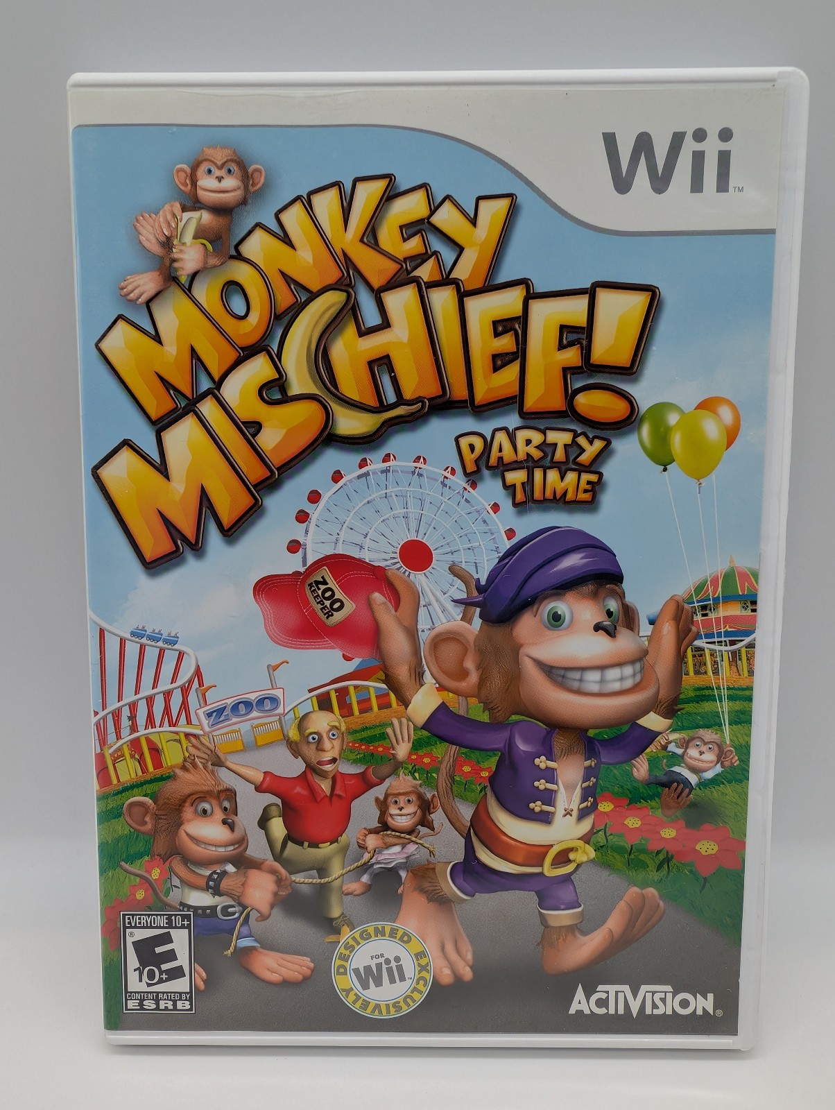 Monkey Mischief! Party Time (Nintendo Wii) VERY GOOD W/MANUAL! MAIL IT TOMORROW!