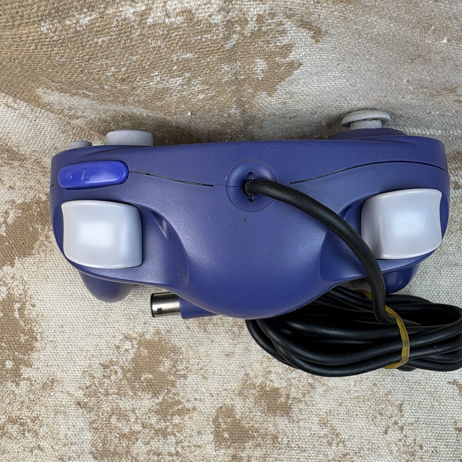 Nintendo GameCube Controller OEM Purple Indigo DOL-003 Tested/ Working Pics*