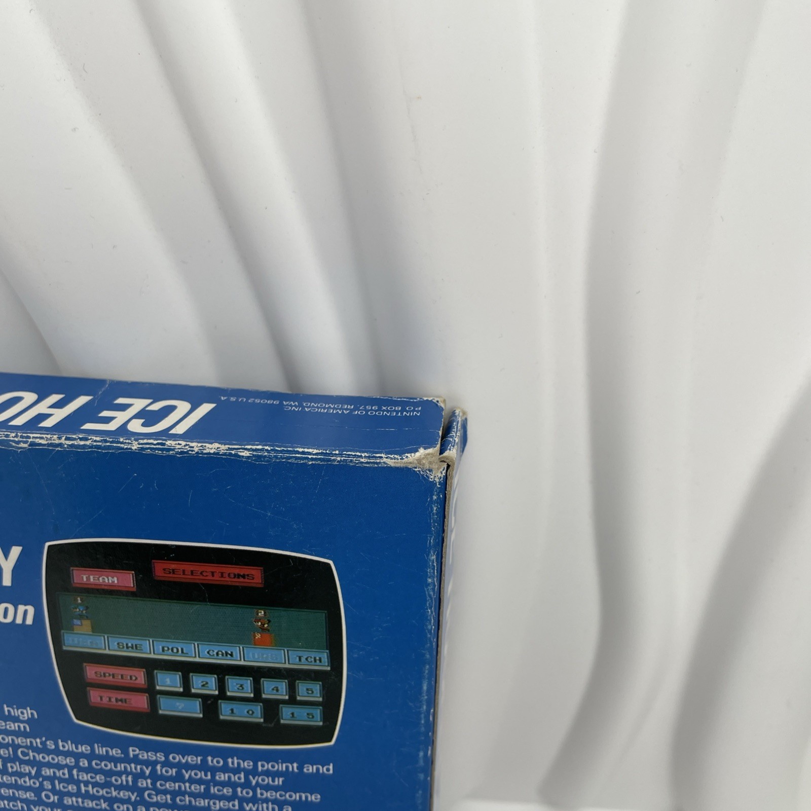 Ice Hockey (Nintendo NES) Complete in Box CIB