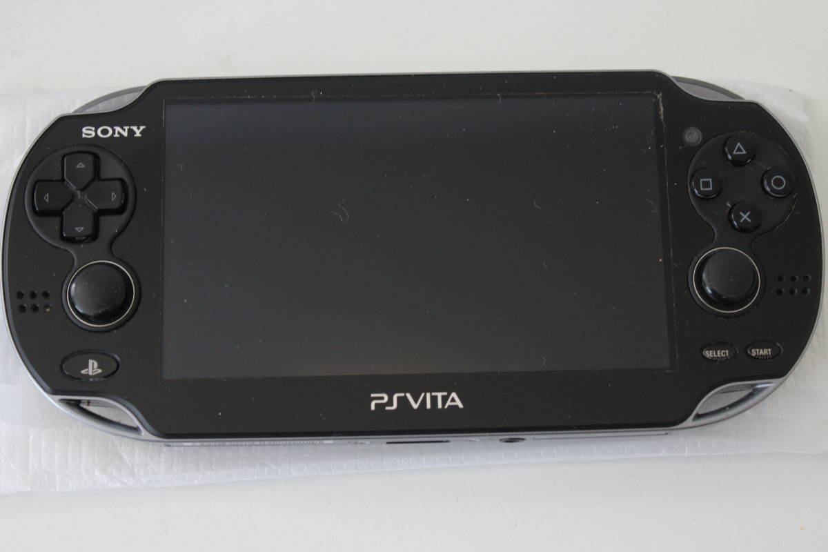 PS Vita Console Crystal Black PCH-1100 OLED 3G/Wi-Fi SONY 1000 Series