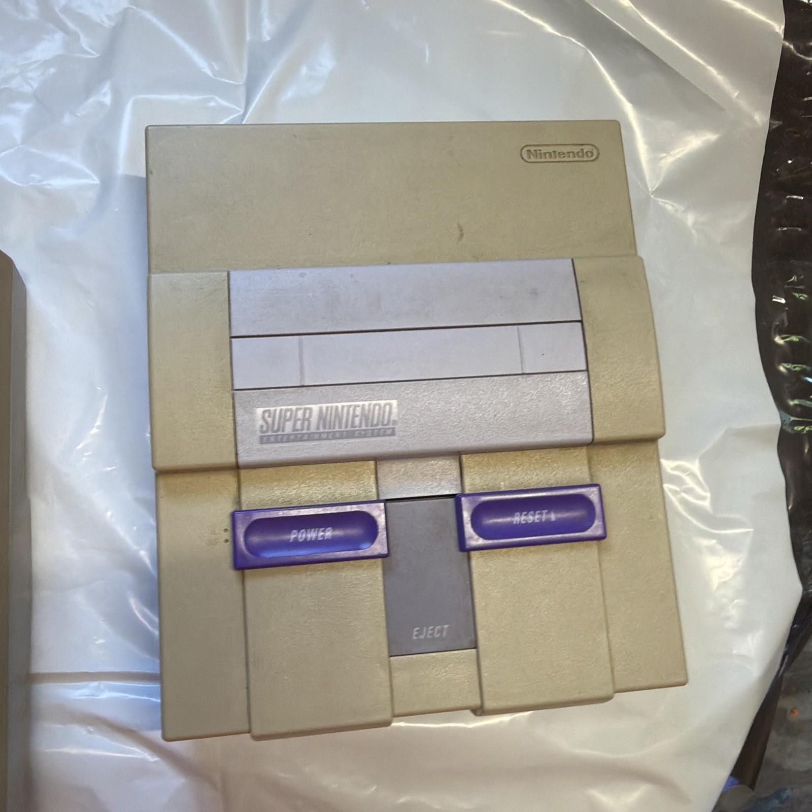 Lot of 2 Nintendo Super Nintendo SNES Consoles OEM For Parts Repair No Power