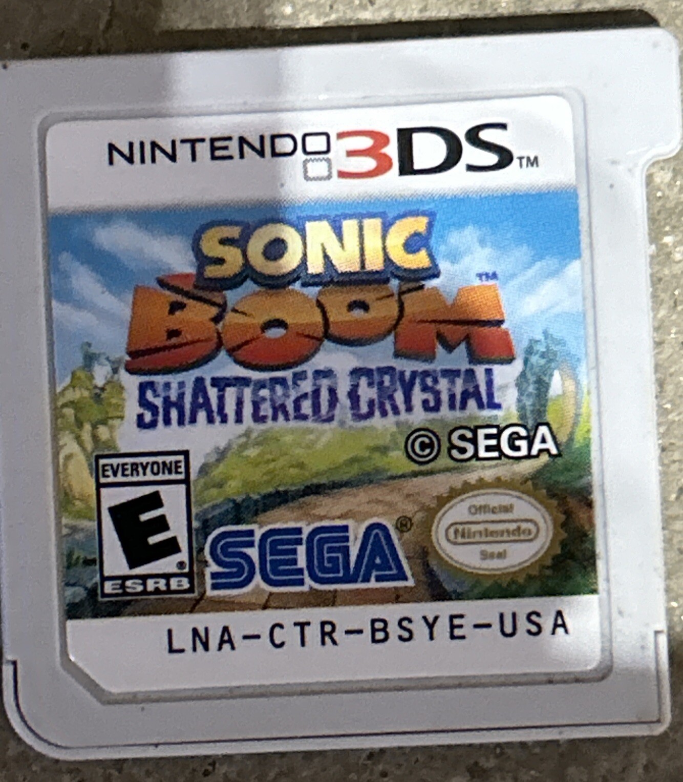 Sonic Boom: Shattered Crystal (Nintendo 3DS, 2014) Cartridge Only – Untested
