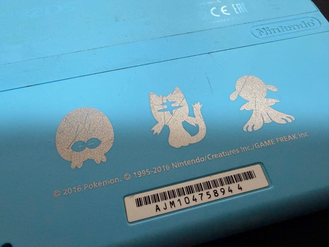 3DS/2DS/DS Nintendo 2Ds Body Pokemon Sun Moon Light Blue Japan
