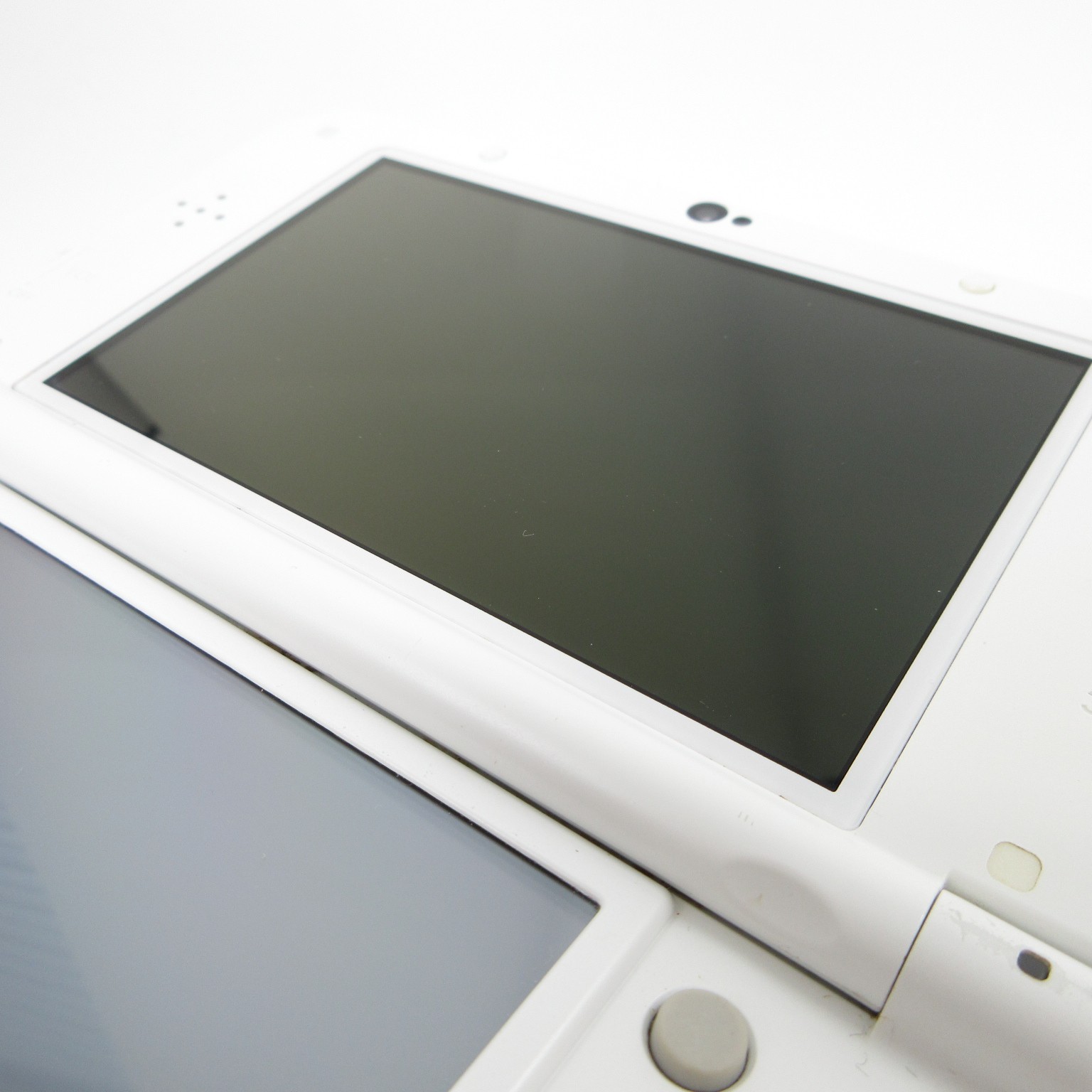 【Excellent】Nintendo New 3DS LL XL Pearl White Console Only Japanese Ver. #ReRe05