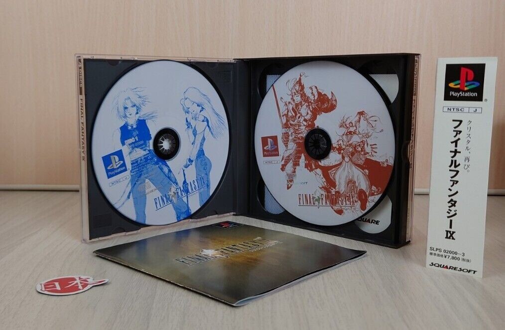 Final Fantasy 9 + SPINE CARD IX FF9 PlayStation NTSC-J JAPAN SAME DAY FREE SHIP