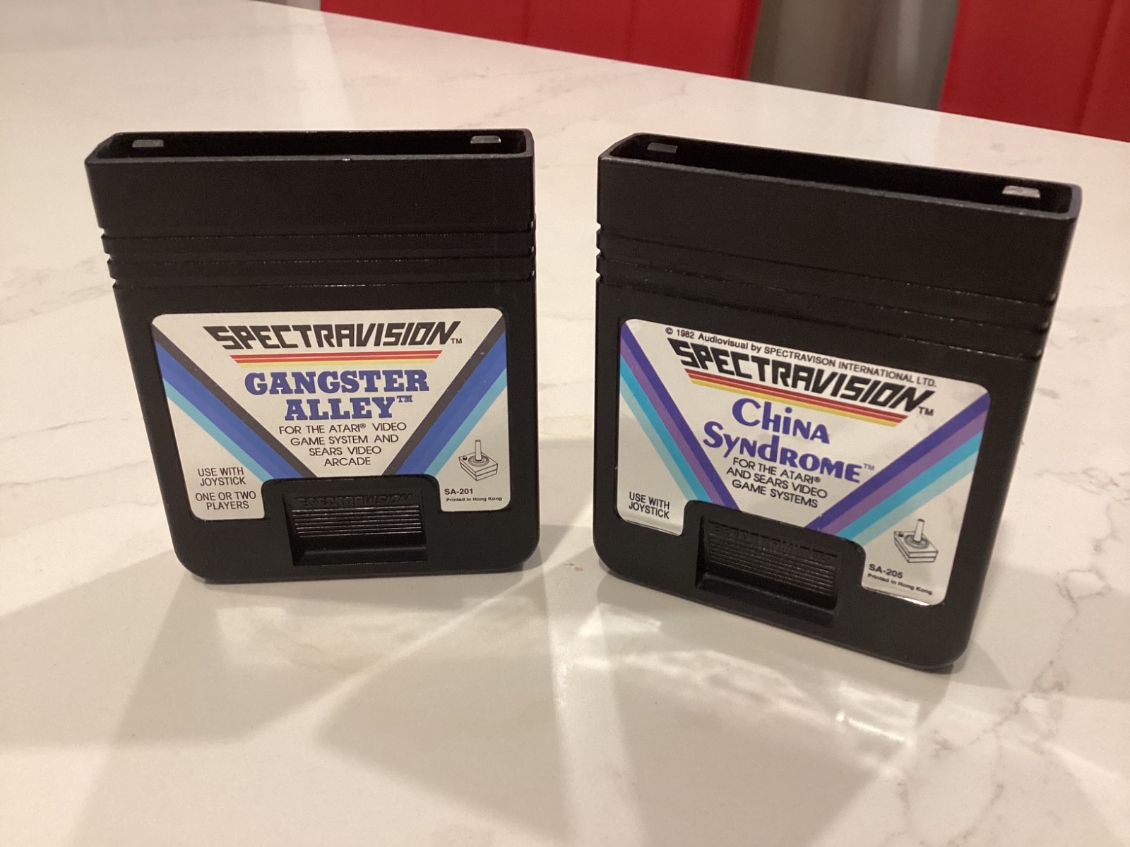 Gangster Alley and China Syndrome by Spectravision for Atari 2600