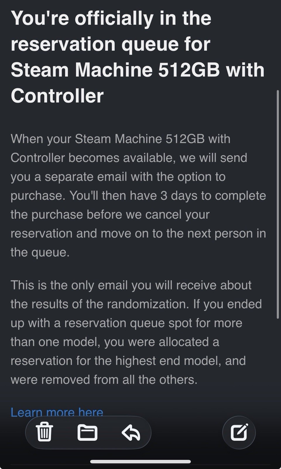 2026 Valve Steam Machine 512GB With Controller Console/PC Presale
