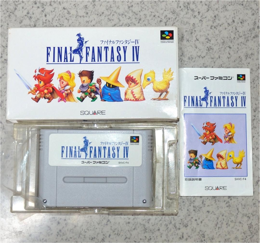 Sf4 Nintendo Super Famicom Chrono Trigger Final Fantasy IV V VI set Japan SFC