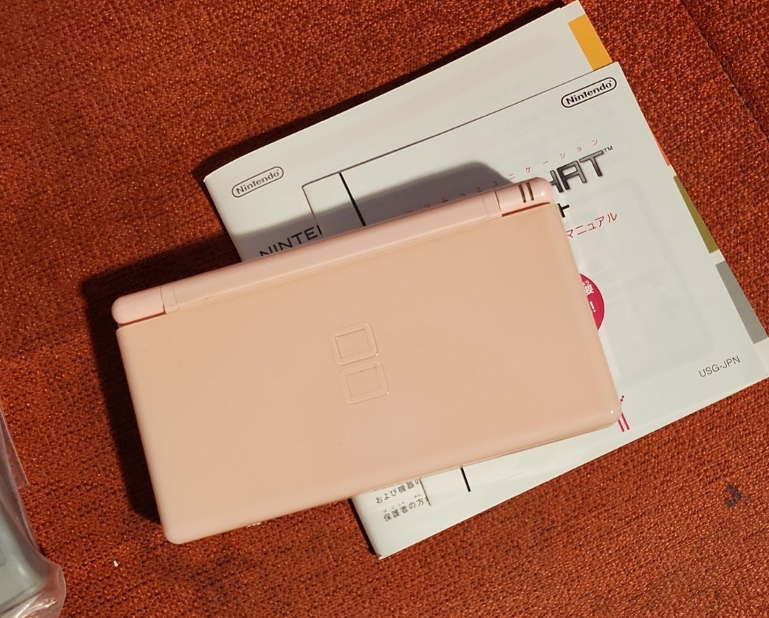 Nintendo DS Lite Console – Coral Pink – In Box