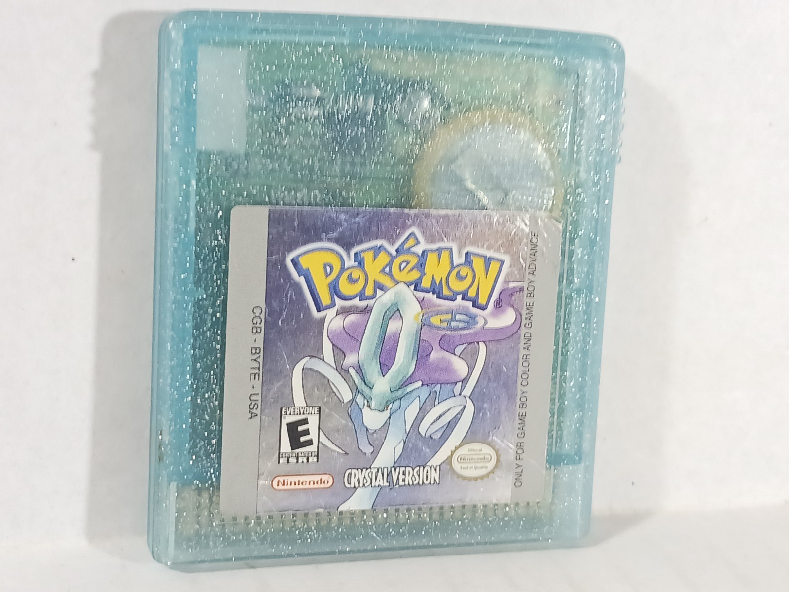 Pokemon Crystal Version (Game Boy Color, 2001) Authentic New Battery Saves Clock