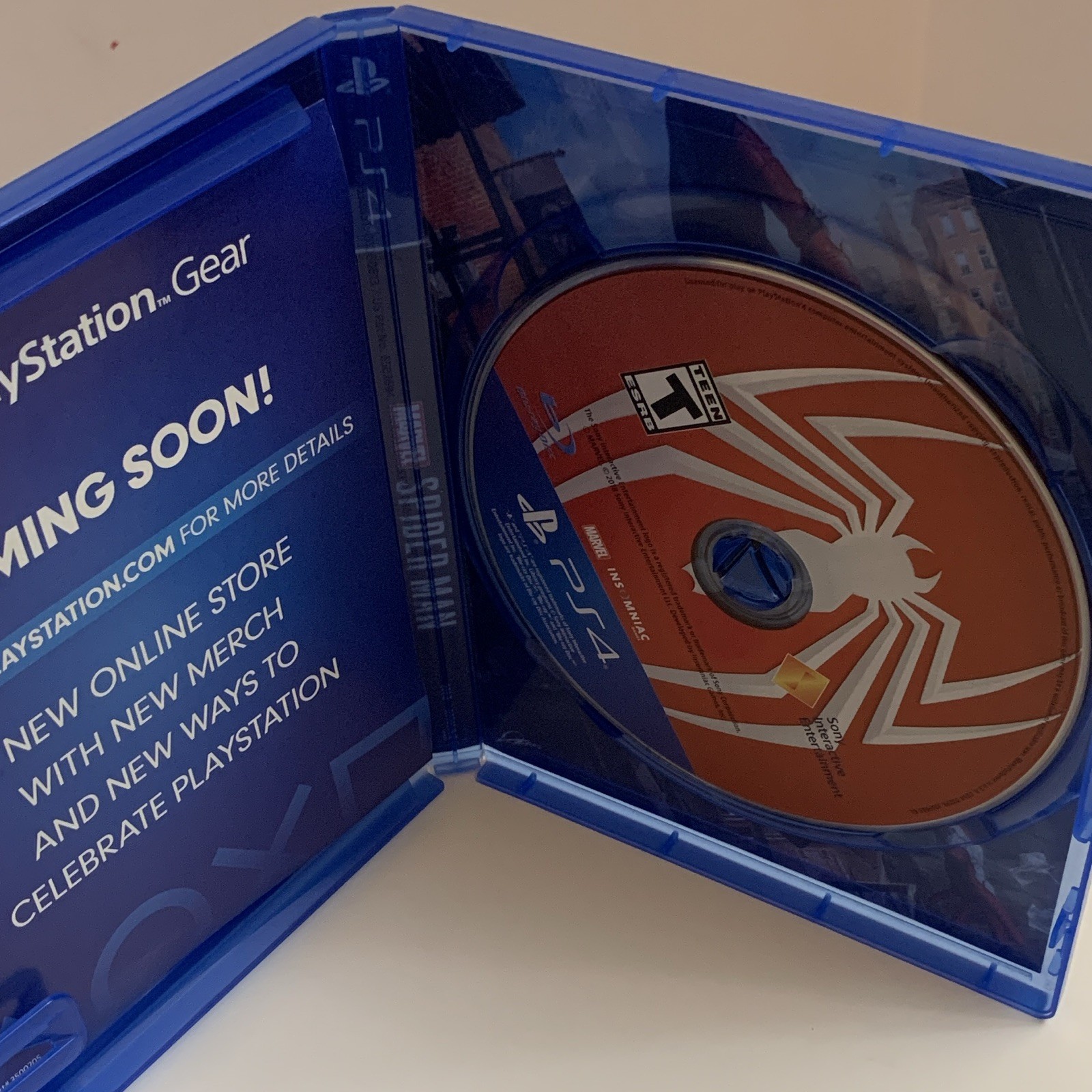 Marvel Spider-Man PS4 – PlayStation 4 (2018) T-Teen 1 Player Action NTSC