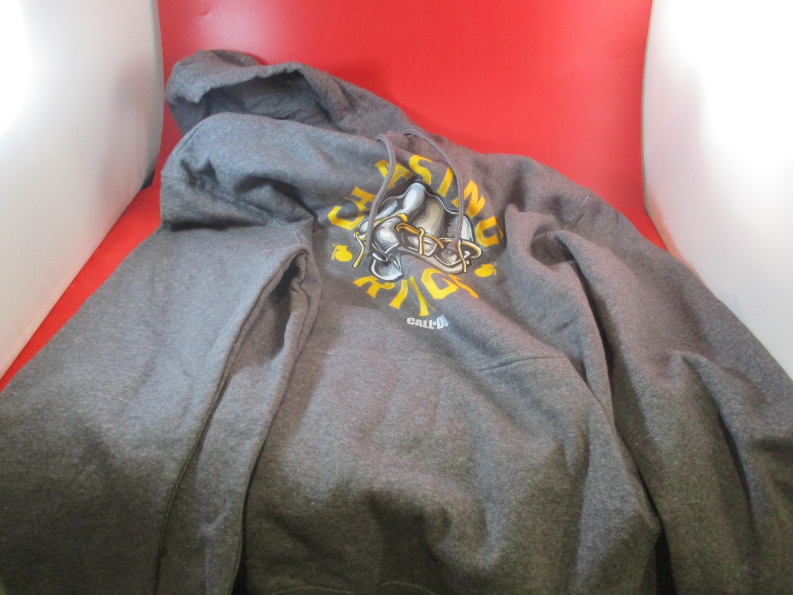 “Chasing Rings” Call of Duty Activision Promo Dark Grey Hoodie Men’s Large *NEW*