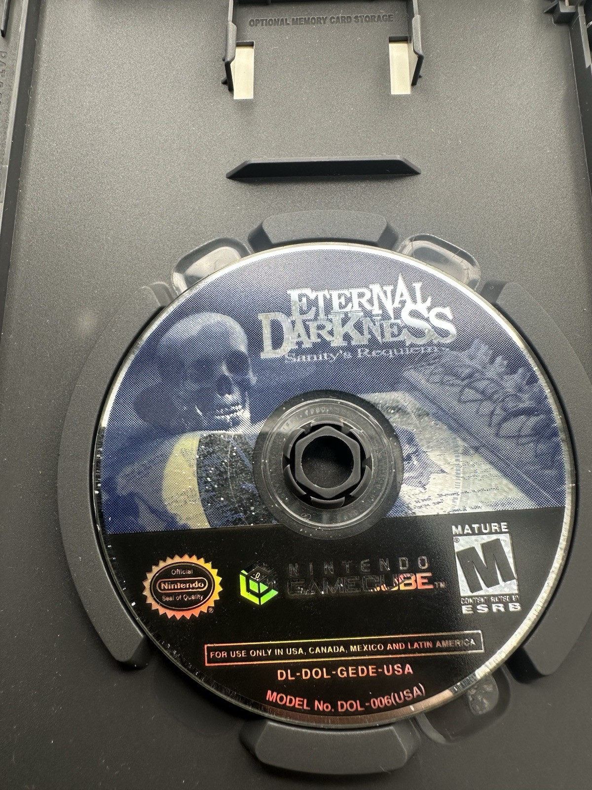 Nintendo GameCube Eternal Darkness: Sanity’s Requiem 2002 Tested Video Game