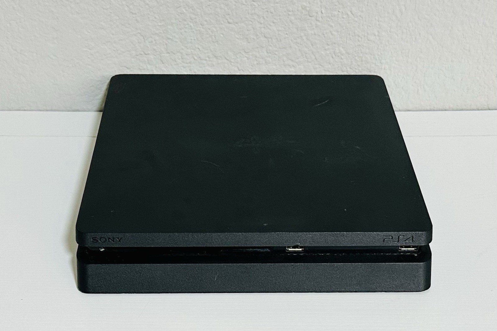 Sony PlayStation 4 (PS4) Slim 1TB Console CUH-2215B W/4 Games, Remote & Cables!