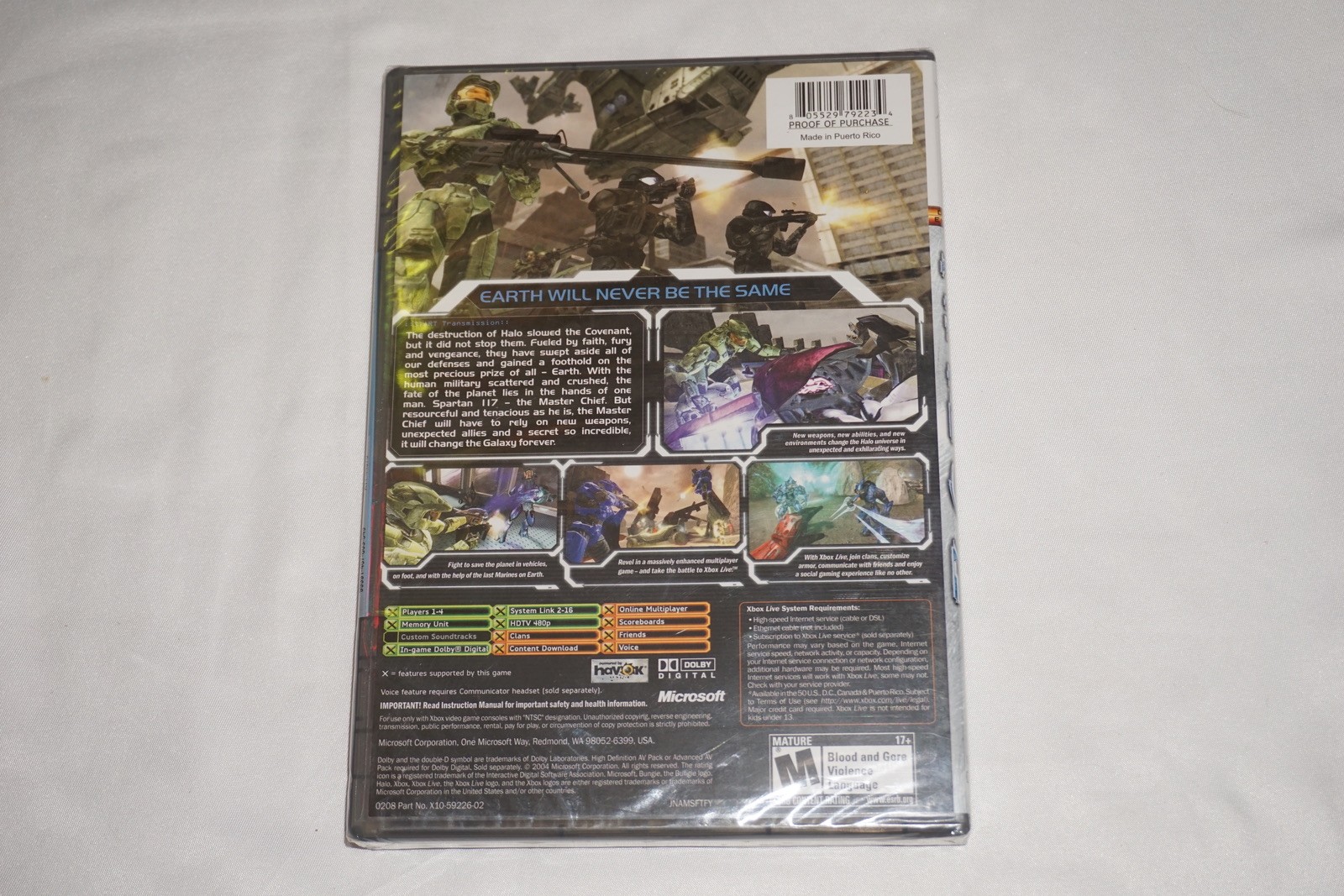 Halo 2 Platinum Hits PH (Microsoft Xbox) NEW Sealed
