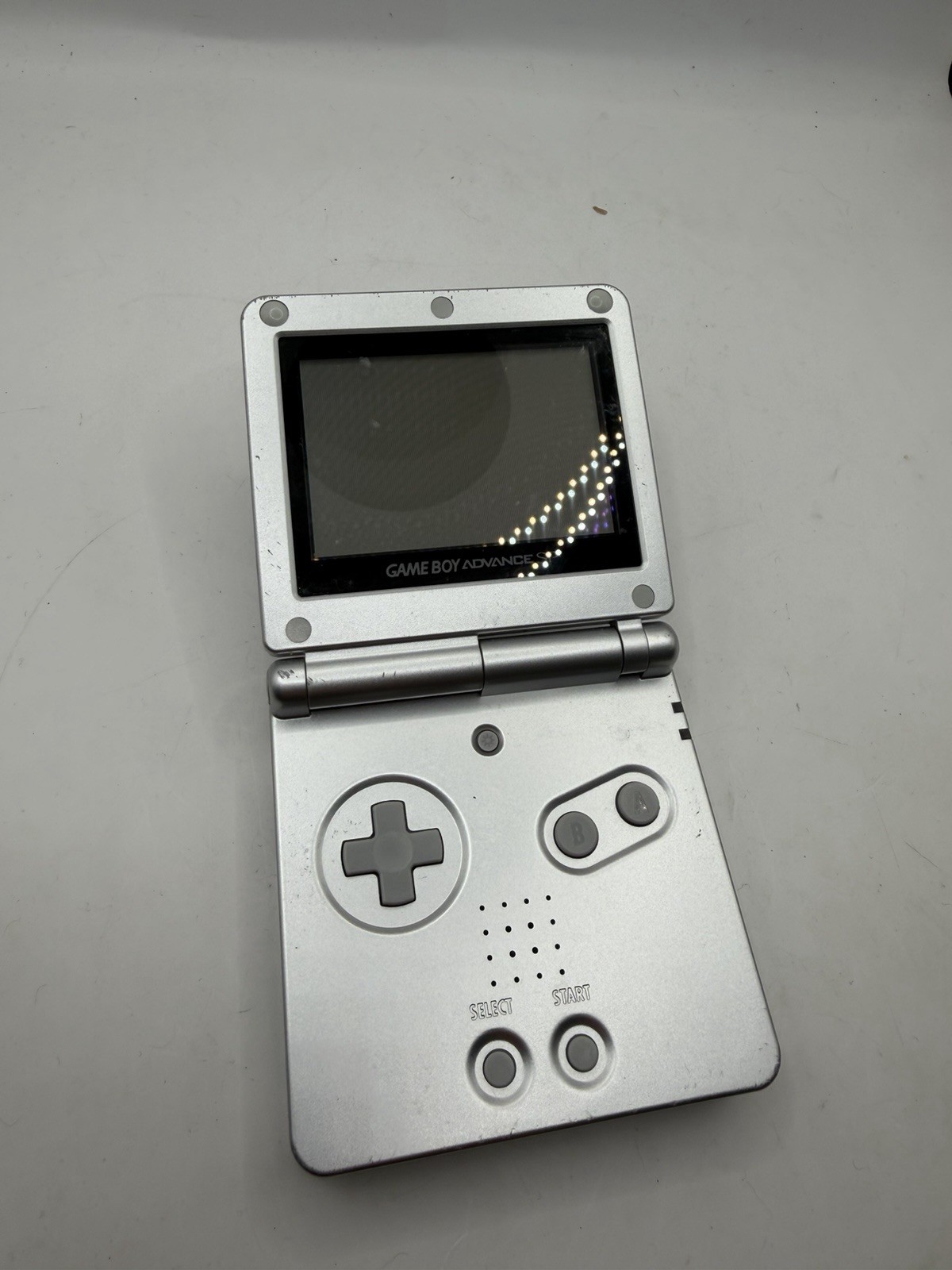 Nintendo Game Boy Advance SP Silver Console AGS-001 Handheld System