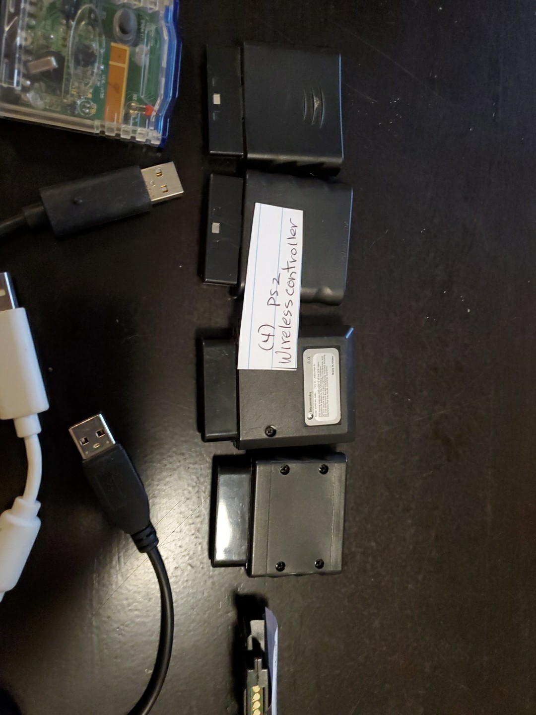 PS 2/3,GameCube,Wii,DS Lite Wireless Dongle Receiver Lot Guitar Hero/Rockland