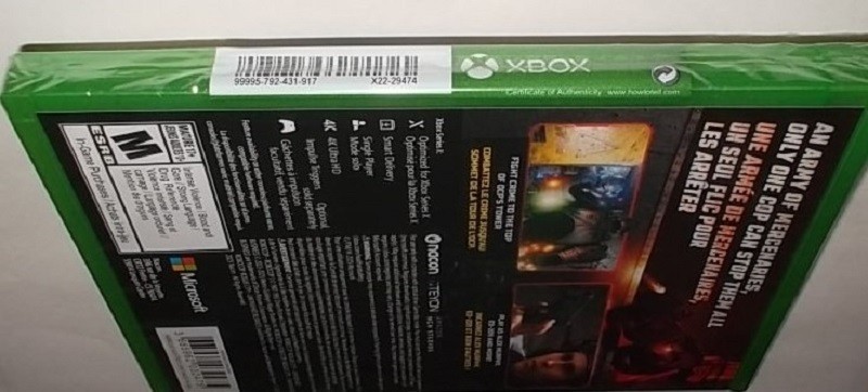 RoboCop: Rogue City Unfinished Business Xbox Series X Game USA Version UNOPENED