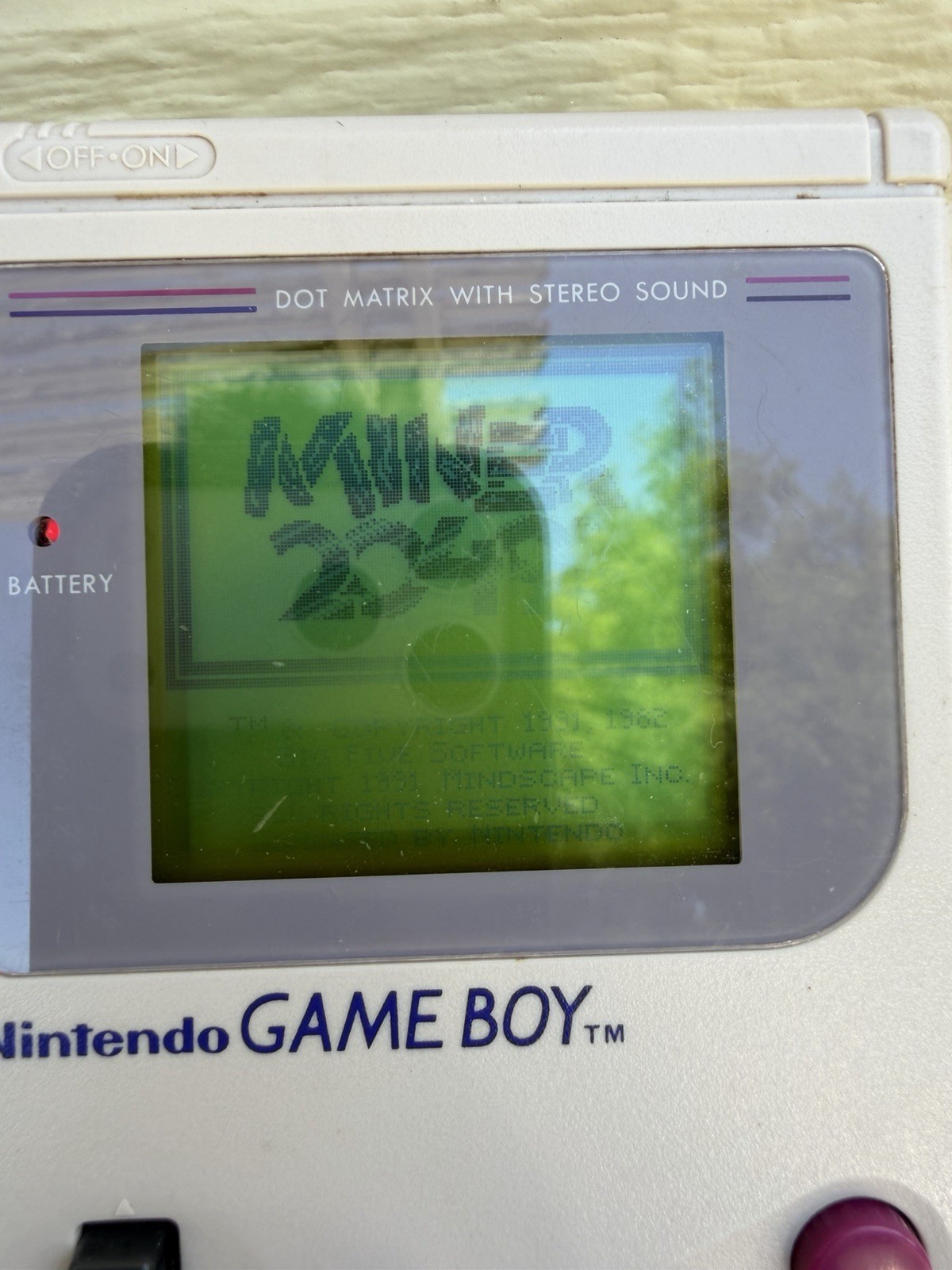 Nintendo Game Boy DMG-01 Gray Handheld System Console w/Case Charger Miner2049er