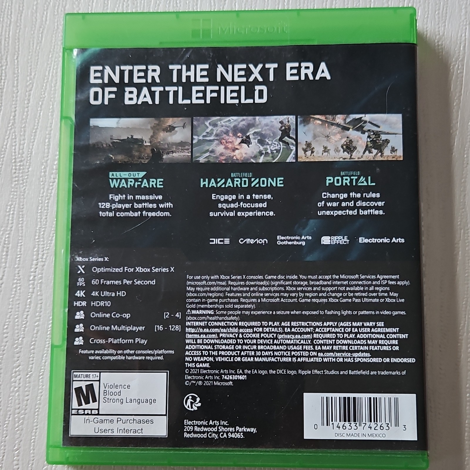 Electronic Arts Battlefield 2042 Xbox Series X Online Multiplayer Cross-Play M