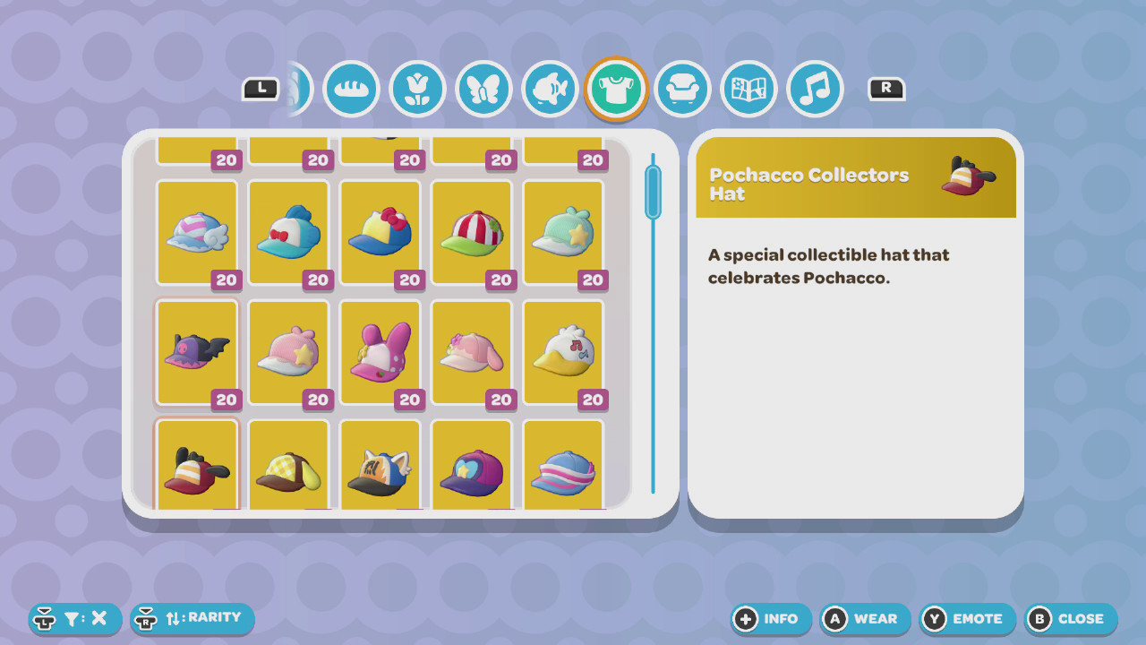Hello Kitty Island Adventure Clothes 👗Any Item Nintendo Only