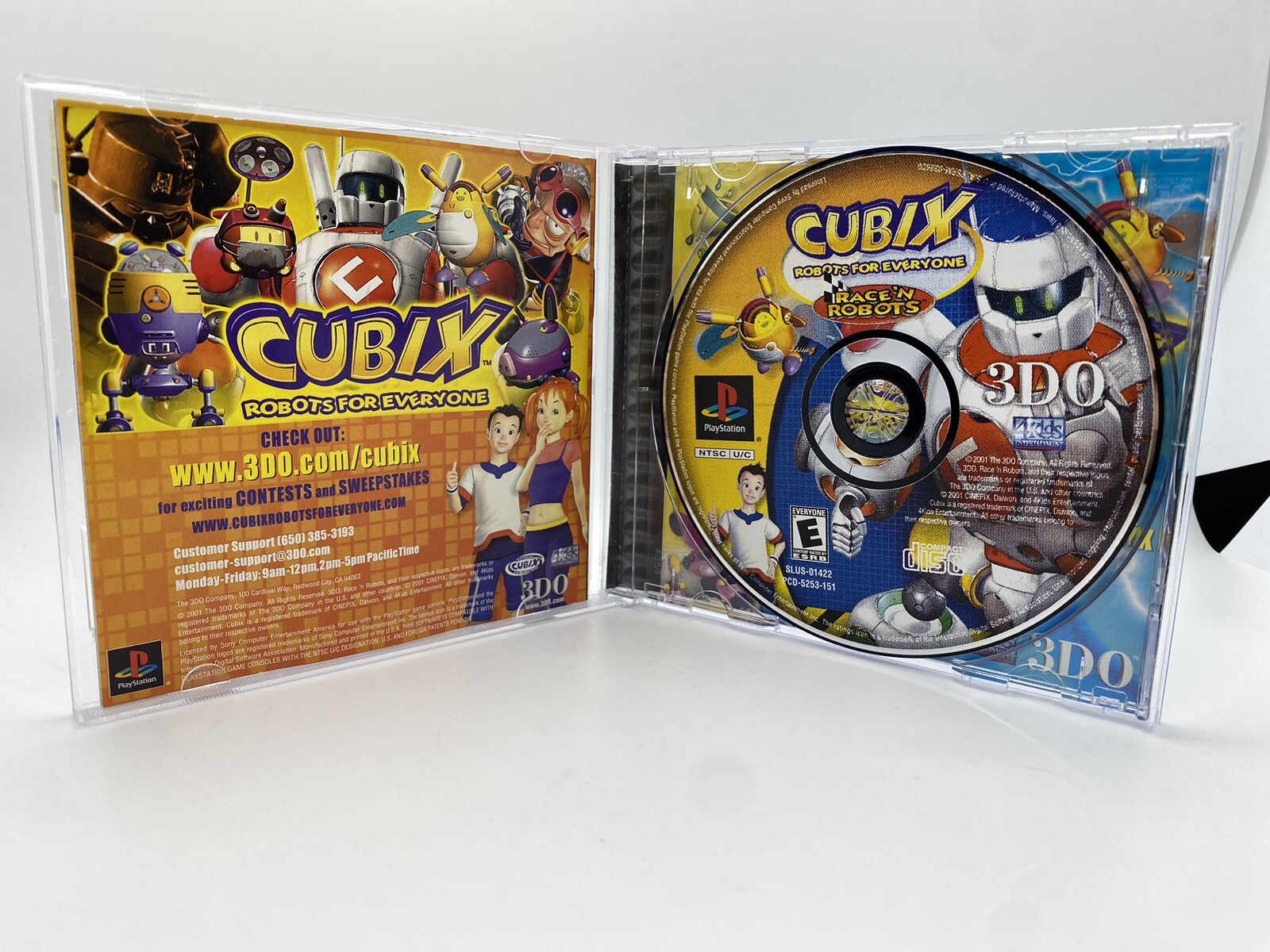 Cubix Robots For Everyone Sony PlayStation 1 PS1 ~ Complete! ~ Fast Shipping!
