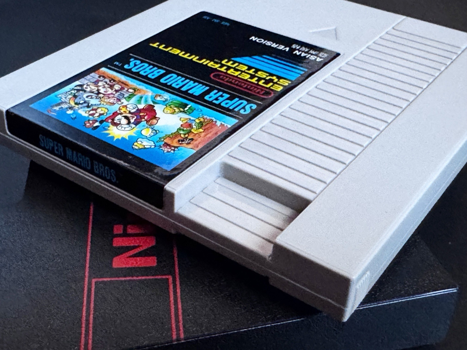 💎 NES Super Mario Bros 1985 ASIAN Variant CIB Complete Nr MINT Cart -RARE Read