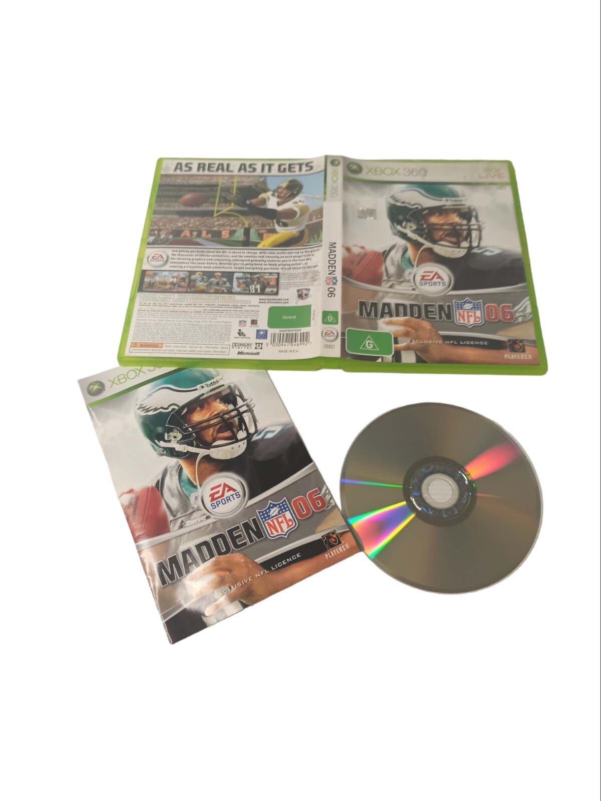Xbox 360 Microsoft Madden NFL 06 Video Game American Football Sports Gridiron