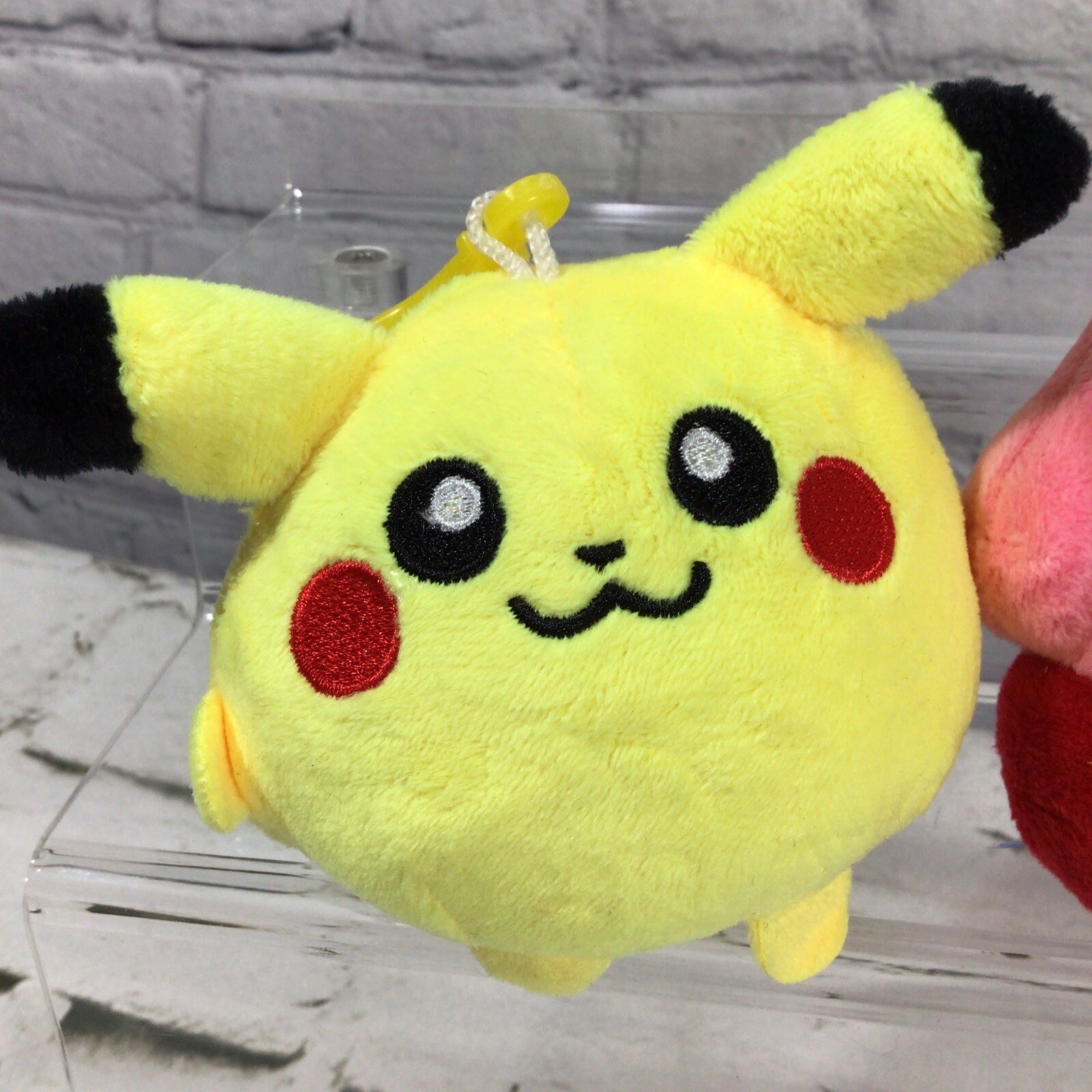 Nintendo Kirby Pokémon Pikachu Plush Backpack Clip Stuffed Retro Gamer Toys Lot