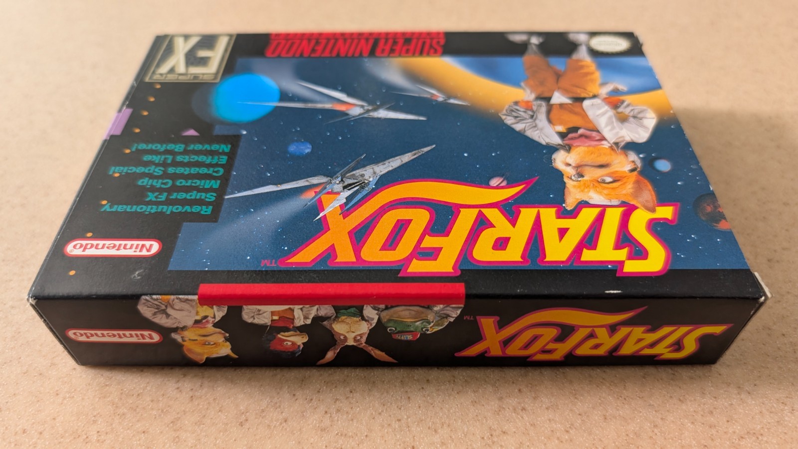 Star Fox Super Nintendo SNES Box Manual *NO GAME CARTRIDGE INCLUDED*