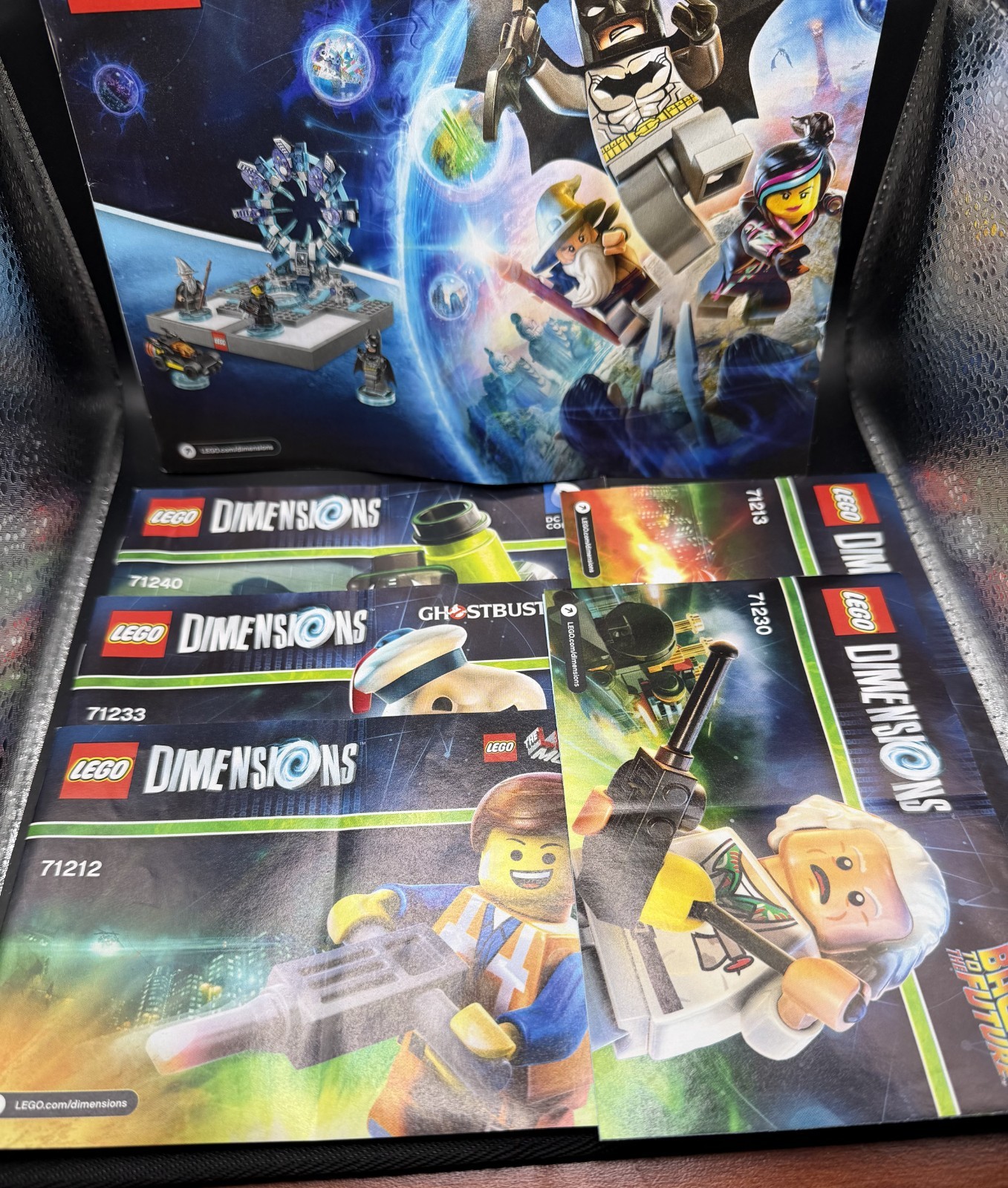 LEGO Dimensions Lot of Character Figures Vehicles and Games
