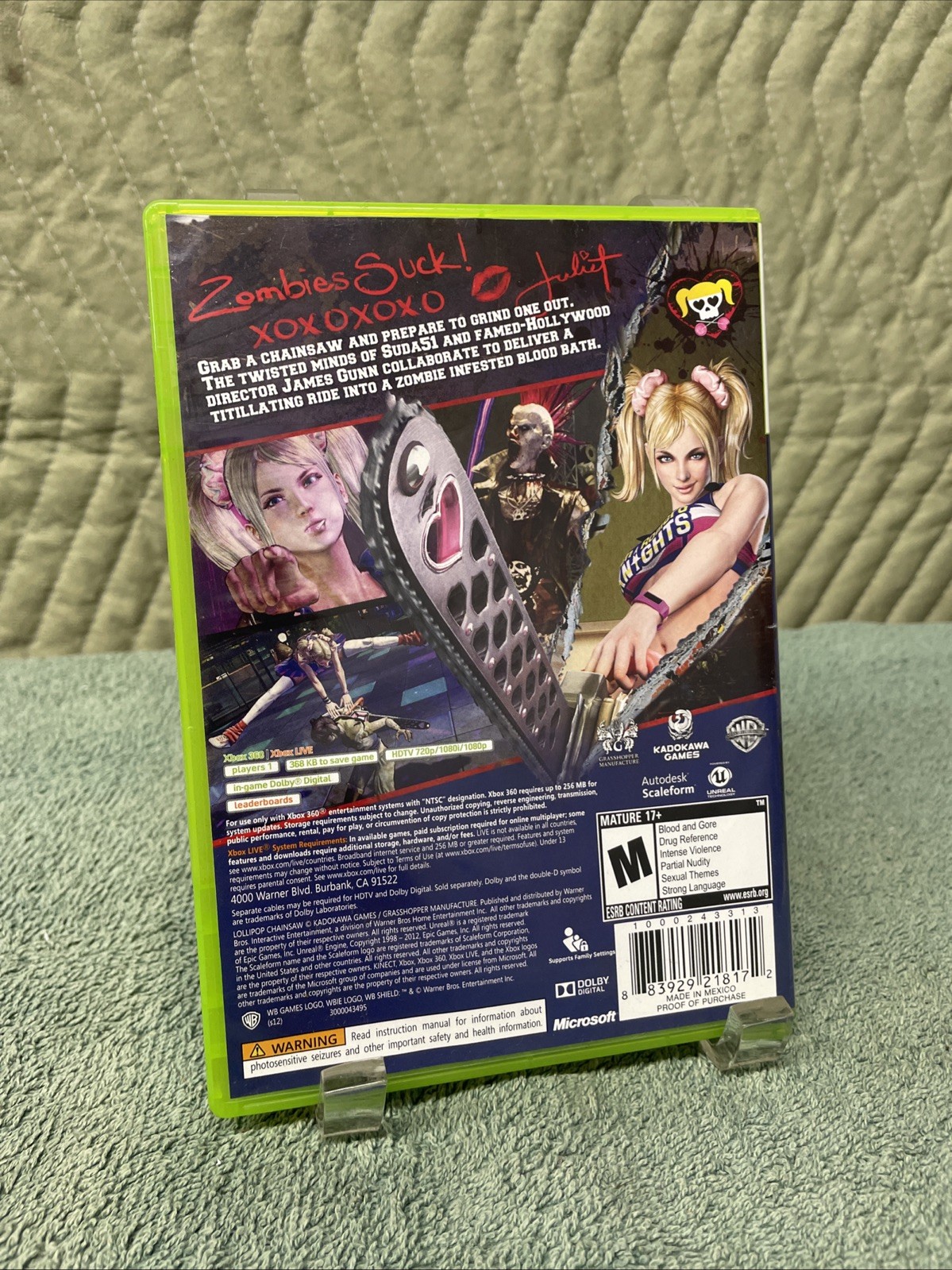 Lollipop Chainsaw Xbox 360 (NTSC) Version CIB US Seller Nice!!